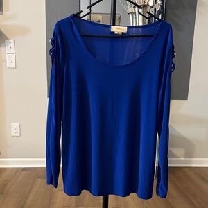 Diana Belle Blue Long Sleeve Top